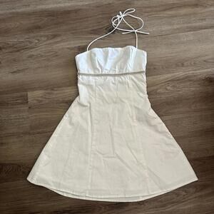 Princess Polly babydoll white cotton dress